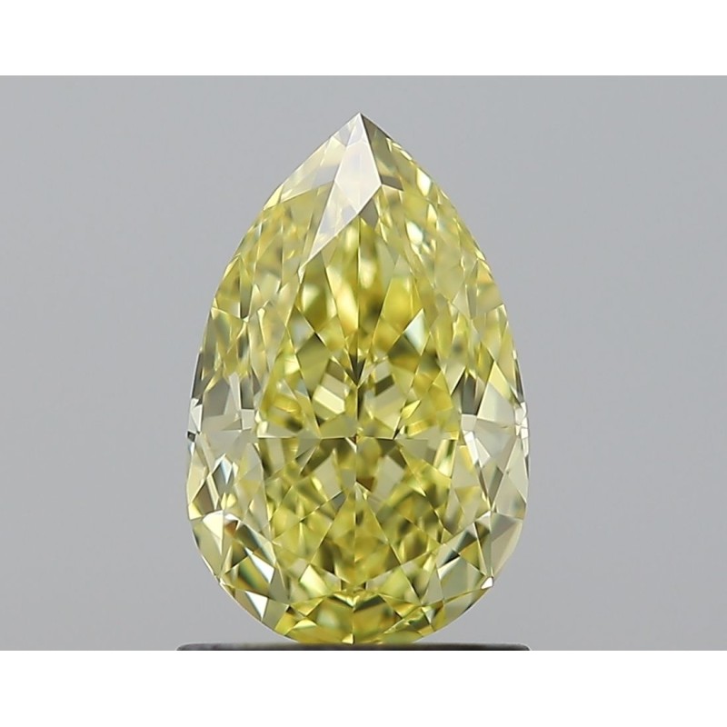 Diament o barwie fantazyjnej szlif gruszkowy, 1.36ct, VS2, Fancy Intense Yellow, GIA 2221980661