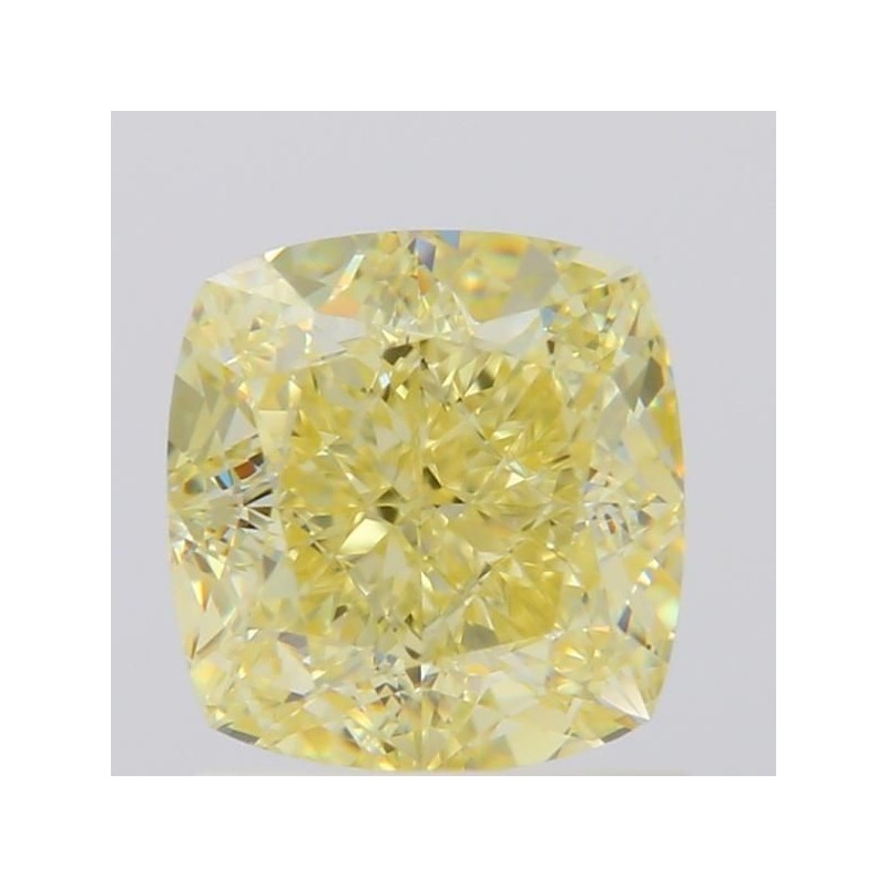 Diament o barwie fantazyjnej szlif poduszkowy modyfikowany, 1.21ct, VS1, Fancy Light Yellow, GIA 2507156108