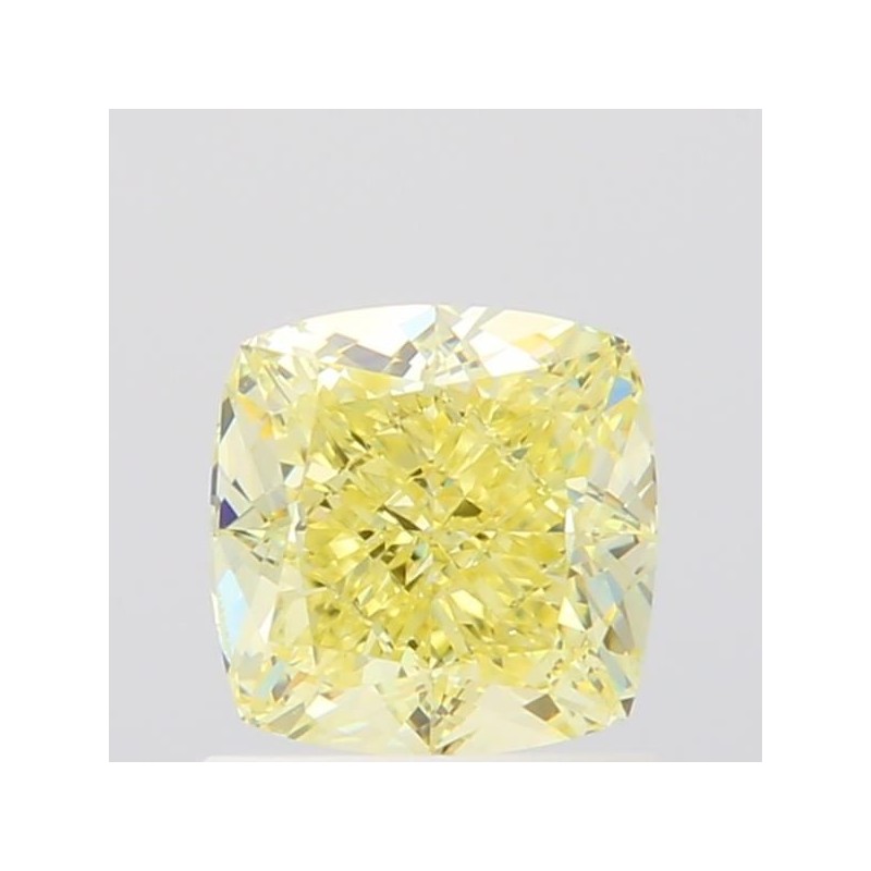 Diament o barwie fantazyjnej szlif poduszkowy modyfikowany, 1.06ct, VVS1, Fancy Light Yellow, GIA 2527221722 Diament o barwie fantazyjnej szlif poduszkowy modyfikowany, 1.06ct, VVS1, Fancy Light Yellow, GIA 2527221722