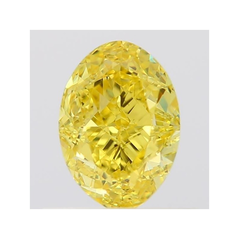 Diament o barwie fantazyjnej szlif owalny, 0.62ct, SI1, Fancy Intense Yellow, GIA 7523261985 Diament o barwie fantazyjnej szlif owalny, 0.62ct, SI1, Fancy Intense Yellow, GIA 7523261985