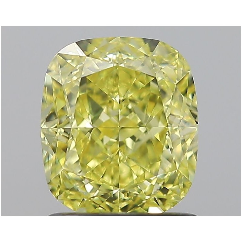 Diament o barwie fantazyjnej szlif poduszkowy modyfikowany, 1.29ct, VVS1, Fancy Intense Yellow, GIA 2231024669 Diament o barwie fantazyjnej szlif poduszkowy modyfikowany, 1.29ct, VVS1, Fancy Intense Yellow, GIA 2231024669