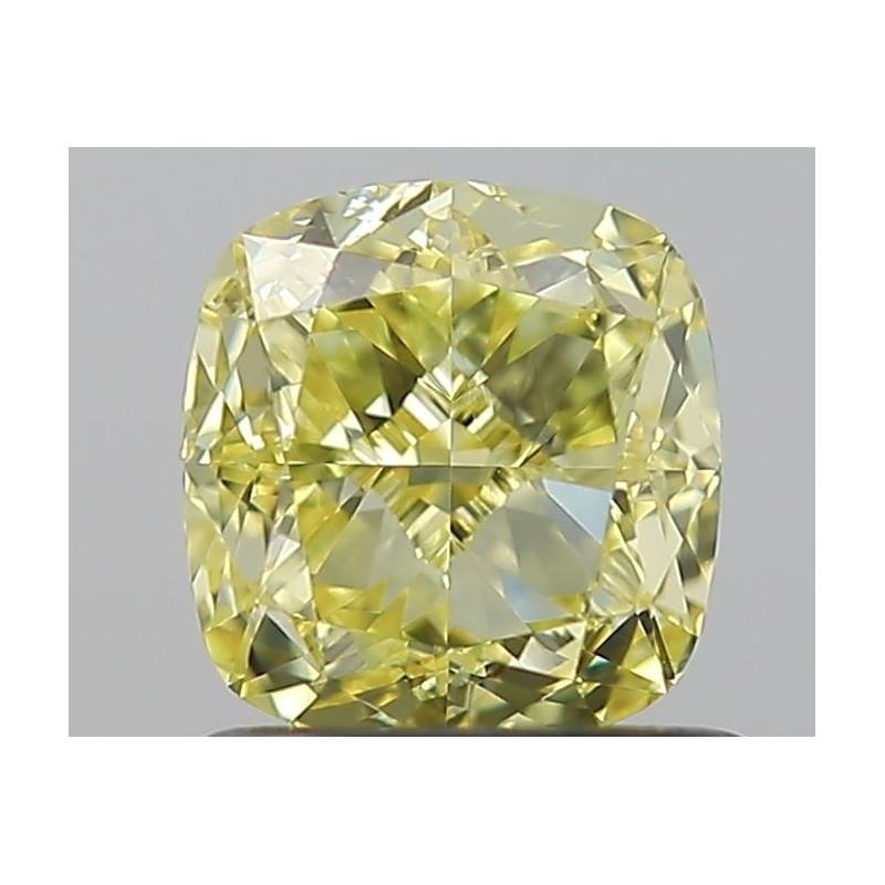 Diament o barwie fantazyjnej szlif poduszkowy modyfikowany, 1ct, VVS1, Fancy Yellow, GIA 2235011260 Diament o barwie fantazyjnej szlif poduszkowy modyfikowany, 1ct, VVS1, Fancy Yellow, GIA 2235011260