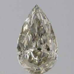 Diament o barwie fantazyjnej szlif gruszkowy, 1.33ct, VS1, Faint Gray, GIA 2235697821