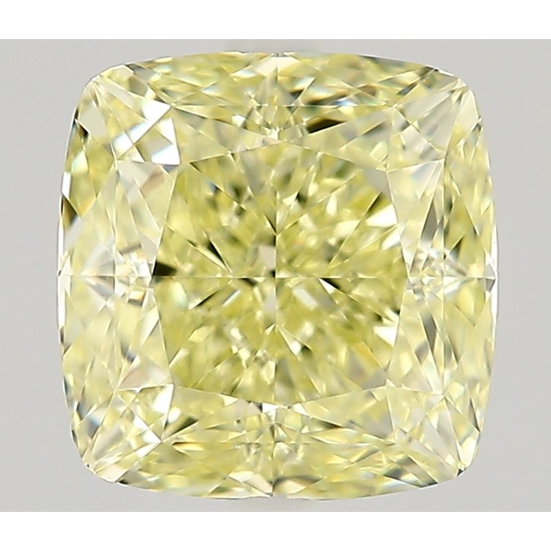 Diament o barwie fantazyjnej szlif poduszkowy modyfikowany, 1.17ct, VVS1, Fancy Light Yellow, GIA 7513018339