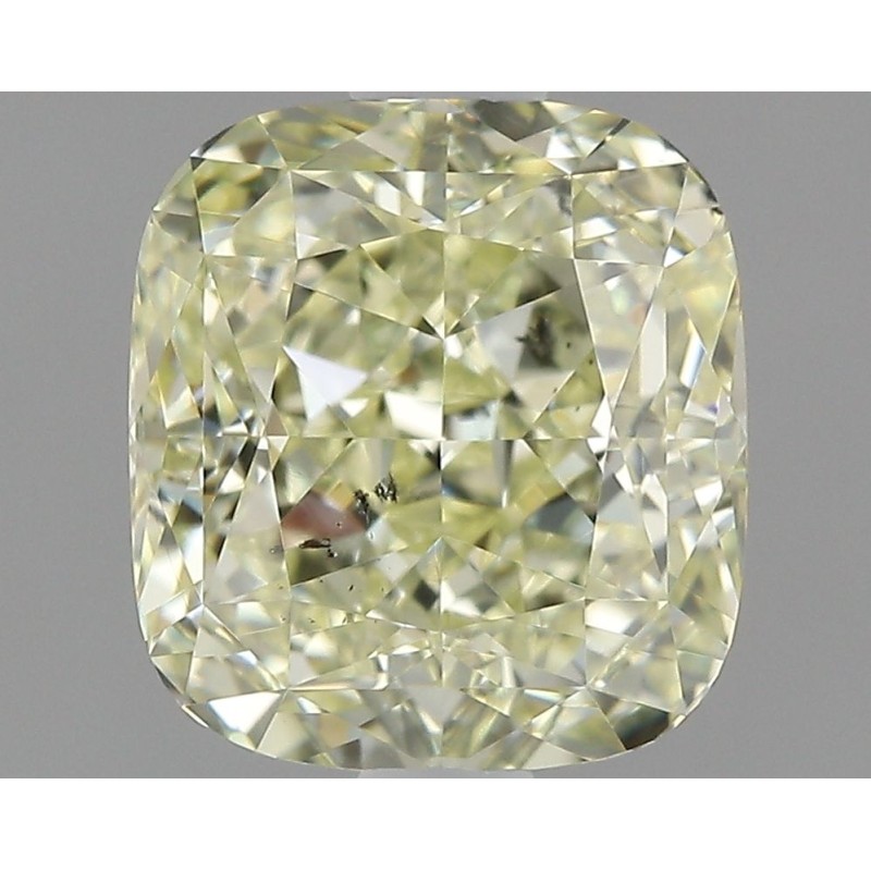 Diament o barwie fantazyjnej szlif poduszkowy brylantowy, 1.51ct, SI2, Fancy Light Yellow, GIA 2175341015 Diament o barwie fantazyjnej szlif poduszkowy brylantowy, 1.51ct, SI2, Fancy Light Yellow, GIA 2175341015