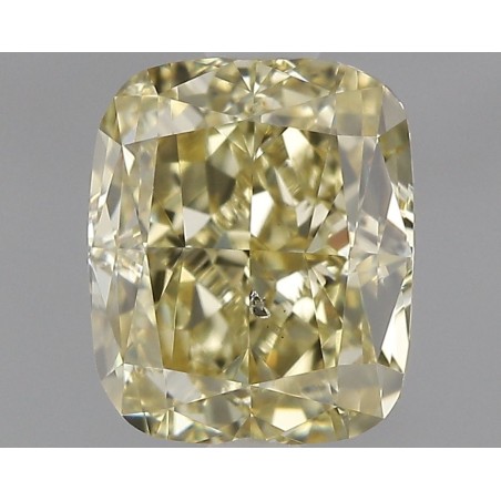 Diament o barwie fantazyjnej szlif poduszkowy brylantowy, 1.19ct, SI2, Fancy Brownish Yellow, GIA 2166907280