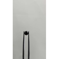 Diament o barwie fantazyjnej szlif okrągły, 0.61ct, VVS2, Fancy Black, GIA 7508703563