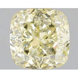 Diament o barwie fantazyjnej szlif poduszkowy brylantowy, 1.01ct, VVS1, Fancy  Yellow, GIA 2231068906