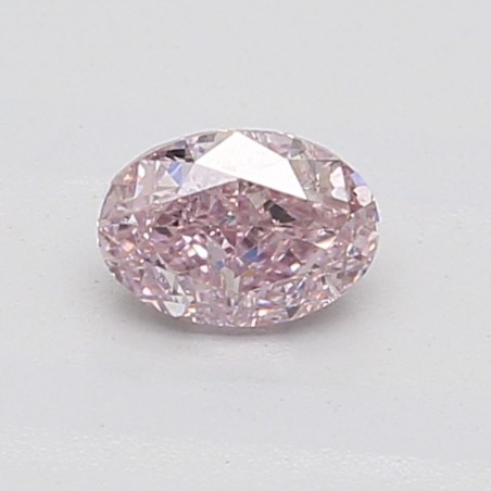 Diament o barwie fantazyjnej szlif owalny, 0.5ct, SI1, Fancy Purple Pink, GIA 2217235823