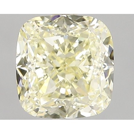Diament o barwie fantazyjnej szlif poduszkowy brylantowy, 1.71ct, VS1, Fancy Light  Yellow, GIA 2235072335