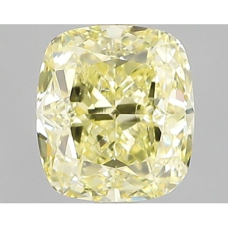 Diament o barwie fantazyjnej szlif poduszkowy brylantowy, 1.11ct, SI1, Fancy Intense  Yellow, GIA 2239068910