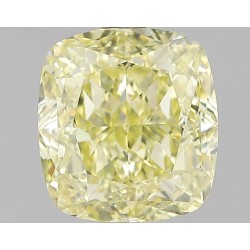 Diament o barwie fantazyjnej szlif poduszkowy brylantowy, 1.67ct, VVS2, Fancy  Yellow, GIA 2235119403