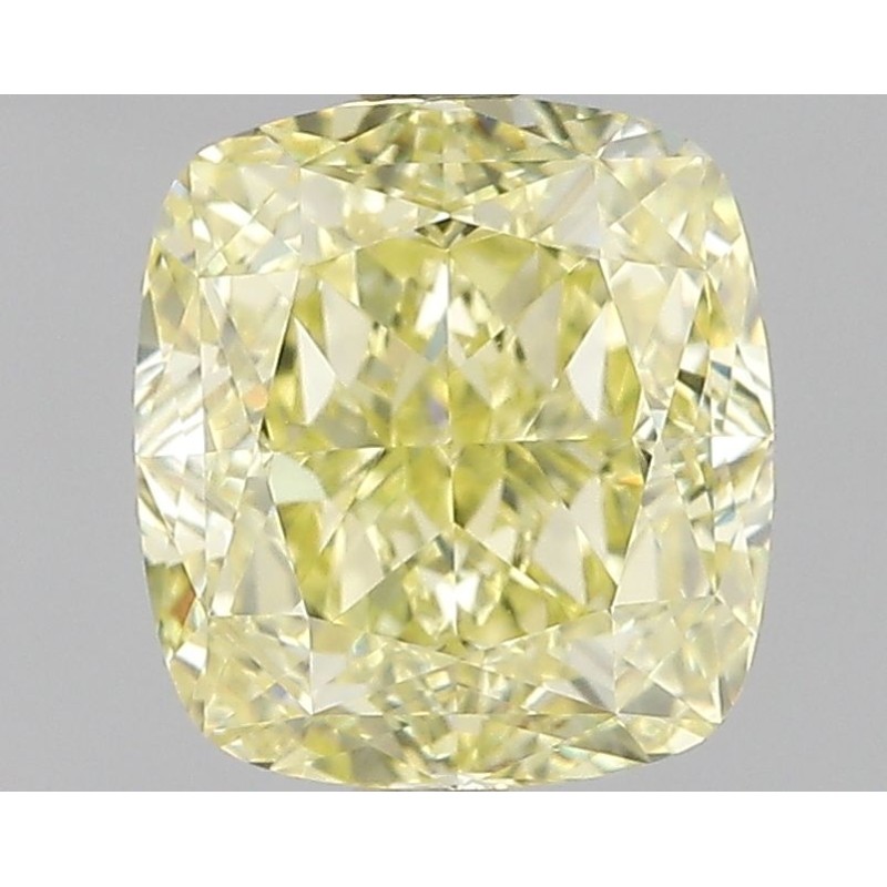 Diament o barwie fantazyjnej szlif poduszkowy brylantowy, 1.67ct, VVS2, Fancy Yellow, GIA 2235119403 Diament o barwie fantazyjnej szlif poduszkowy brylantowy, 1.67ct, VVS2, Fancy Yellow, GIA 2235119403