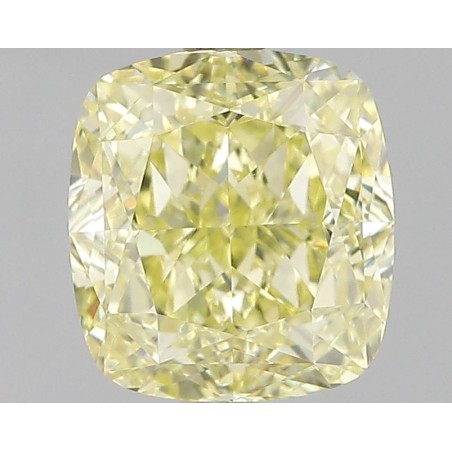 Diament o barwie fantazyjnej szlif poduszkowy brylantowy, 1.67ct, VVS2, Fancy  Yellow, GIA 2235119403