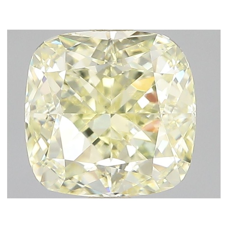 Diament o barwie fantazyjnej szlif poduszkowy brylantowy, 1.4ct, VS1, Fancy Light Yellow, GIA 2239210382 Diament o barwie fantazyjnej szlif poduszkowy brylantowy, 1.4ct, VS1, Fancy Light Yellow, GIA 2239210382