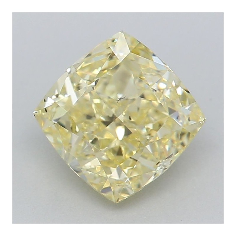 Diament o barwie fantazyjnej szlif poduszkowy brylantowy, 1.09ct, SI1, Fancy Yellow, GIA 6195579059 Diament o barwie fantazyjnej szlif poduszkowy brylantowy, 1.09ct, SI1, Fancy Yellow, GIA 6195579059