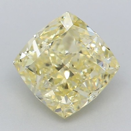 Diament o barwie fantazyjnej szlif poduszkowy brylantowy, 1.09ct, SI1, Fancy Yellow, GIA 6195579059