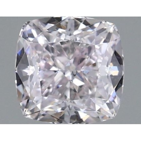Diament o barwie fantazyjnej szlif poduszkowy brylantowy, 0.61ct, VVS2, Fancy Light Purplish Pink, GIA 7398425251