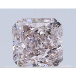 Diament o barwie fantazyjnej szlif schodkowy, 0.51ct, VS1, Fancy Light Brown Pink, GIA 2225759671