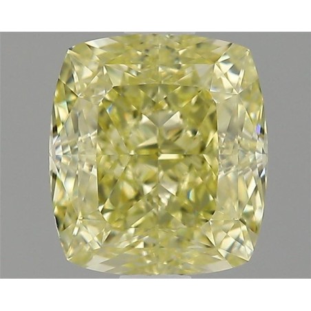 Diament o barwie fantazyjnej szlif poduszkowy modyfikowany, 1.25ct, VS1, Fancy Yellow, GIA 2464710035