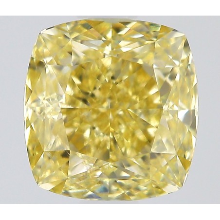 Diament o barwie fantazyjnej szlif poduszkowy modyfikowany, 0.91ct, VVS1, Fancy Brownish Yellow, GIA 5516944014