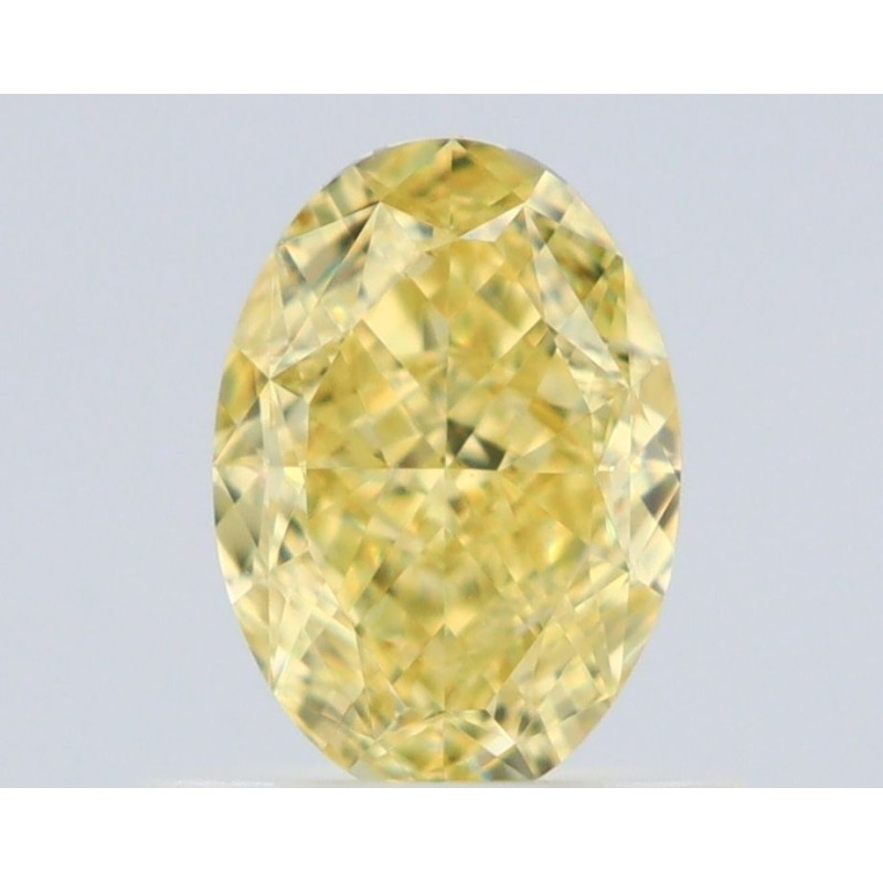 Diament o barwie fantazyjnej szlif owalny, 0.74ct, VVS1, Fancy Intense Yellow, GIA 1518619865