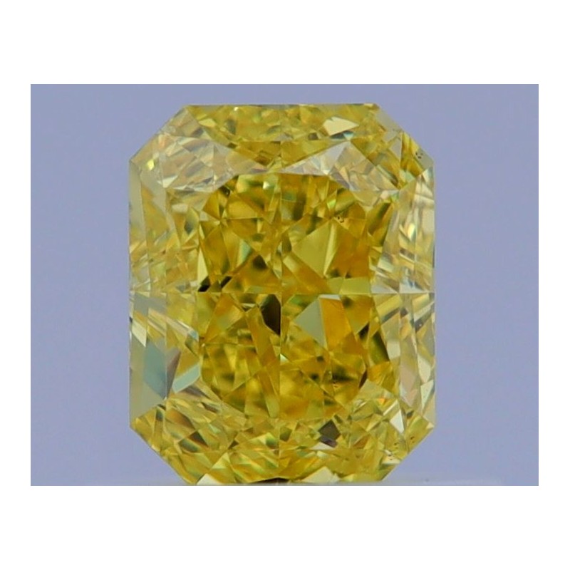Diament o barwie fantazyjnej radiant, 0.67ct, VS1, Fancy Vivid  Yellow, GIA 7462673214