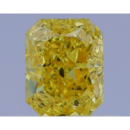 Diament o barwie fantazyjnej radiant, 0.67ct, VS1, Fancy Vivid  Yellow, GIA 7462673214