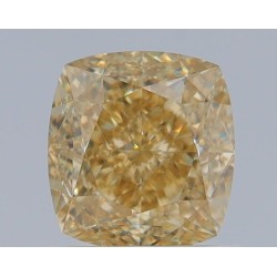 Diament o barwie fantazyjnej szlif poduszkowy brylantowy, 1.31ct, VVS2, Fancy Brownish Yellow, GIA 2467756967