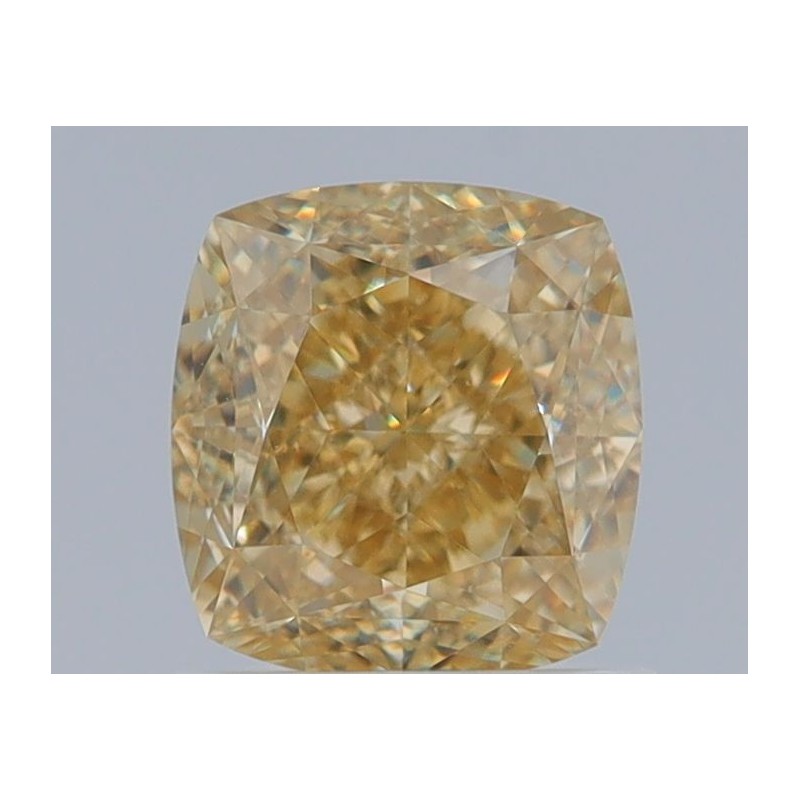 Diament o barwie fantazyjnej szlif poduszkowy brylantowy, 1.31ct, VVS2, Fancy Brownish Yellow, GIA 2467756967