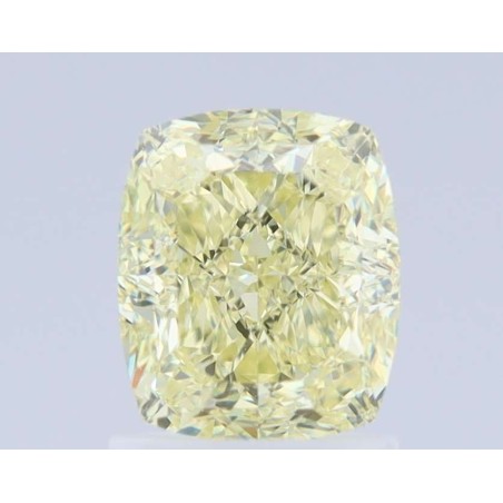 Diament o barwie fantazyjnej szlif poduszkowy brylantowy, 1.52ct, VS1, Fancy Light  Yellow, GIA 6432709968