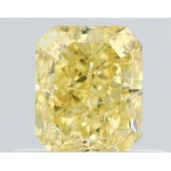Diament o barwie fantazyjnej radiant, 0.5ct, VS2, Fancy Yellow, GIA 2527004207