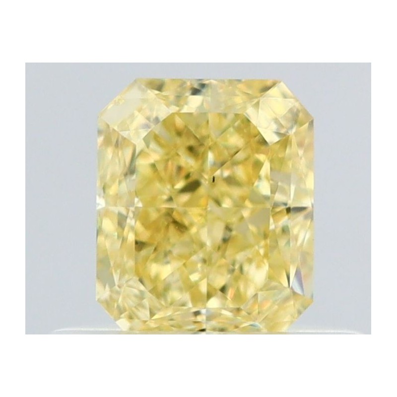 Diament o barwie fantazyjnej radiant, 0.5ct, VS2, Fancy Yellow, GIA 2527004207 Diament o barwie fantazyjnej radiant, 0.5ct, VS2, Fancy Yellow, GIA 2527004207