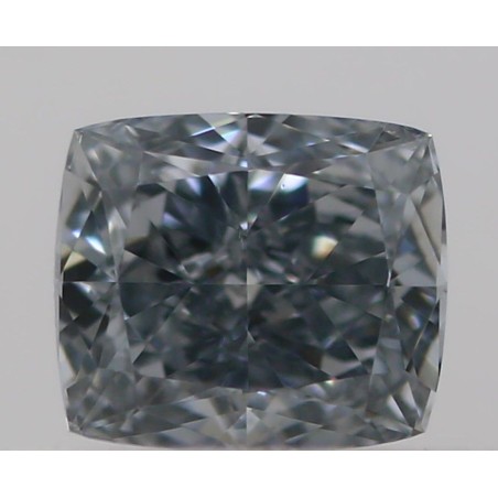 Diament o barwie fantazyjnej szlif poduszkowy brylantowy, 0.3ct, SI1, Fancy Gray Blue, GIA 6203841493
