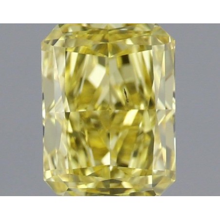 Diament o barwie fantazyjnej radiant, 0.6ct, SI1, Fancy Intense Yellow, GIA 7512088216