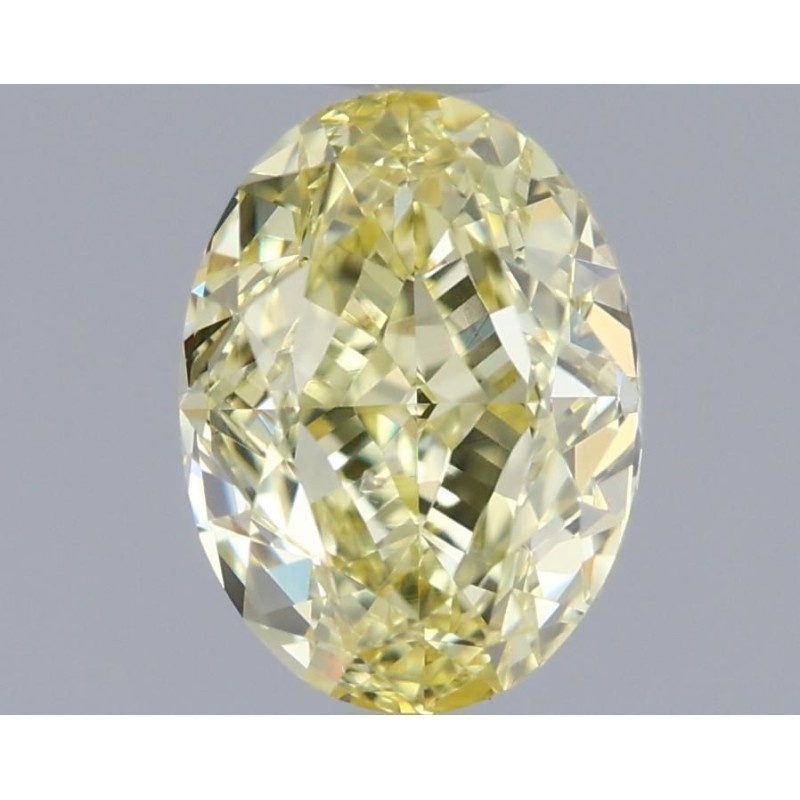 Diament o barwie fantazyjnej szlif owalny, 1.26ct, SI1, Fancy Intense Yellow, GIA 6322064351