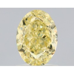Diament o barwie fantazyjnej szlif owalny, 1.53ct, VS2, Fancy Yellow, GIA 6512477347