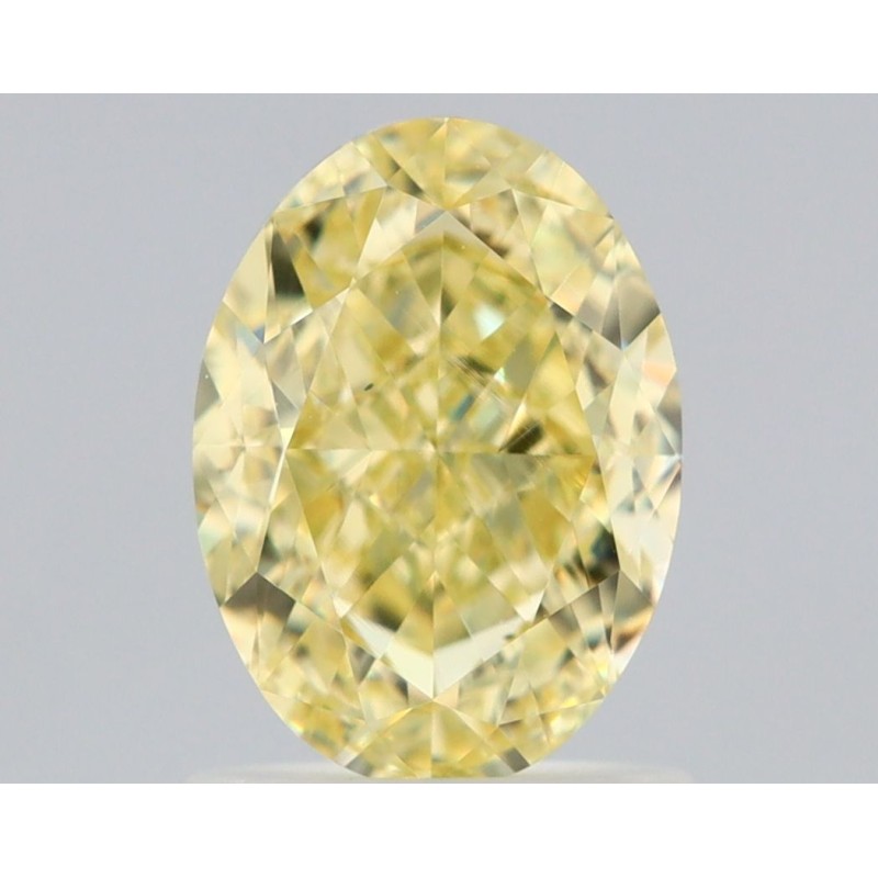 Diament o barwie fantazyjnej szlif owalny, 1.53ct, VS2, Fancy Yellow, GIA 6512477347