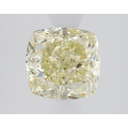 Diament o barwie fantazyjnej szlif poduszkowy brylantowy, 1.61ct, VS1, Fancy Brownish Greenish Yellow, GIA 6501513801