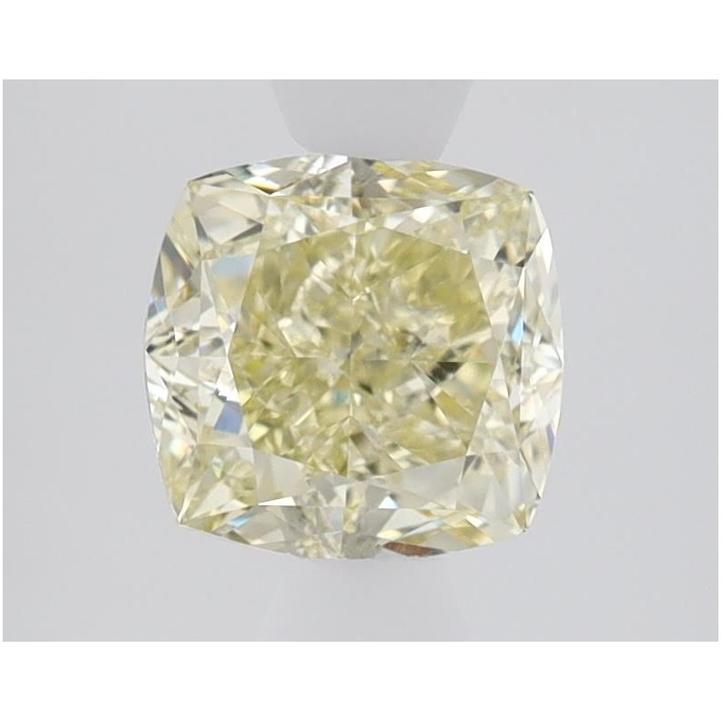 Diament o barwie fantazyjnej szlif poduszkowy brylantowy, 1.61ct, VS1, Fancy Brownish Greenish Yellow, GIA 6501513801
