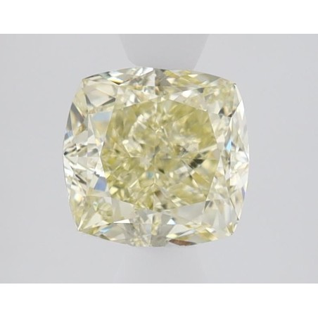 Diament o barwie fantazyjnej szlif poduszkowy brylantowy, 1.61ct, VS1, Fancy Brownish Greenish Yellow, GIA 6501513801