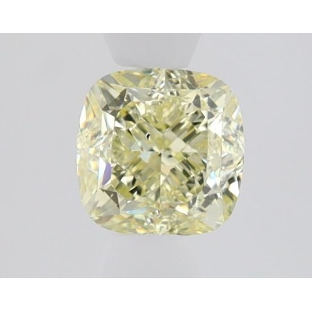 Diament o barwie fantazyjnej szlif poduszkowy brylantowy, 1.02ct, SI1, Fancy Light Yellow, GIA 2506469106