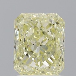 Diament o barwie fantazyjnej radiant, 1.21ct, VS2, Fancy Light Yellow, GIA 2517955923