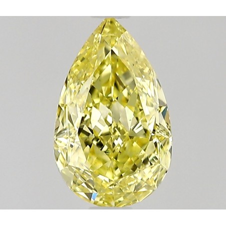 Diament o barwie fantazyjnej szlif gruszkowy, 0.57ct, SI1, Fancy Intense Yellow, GIA 1535098680