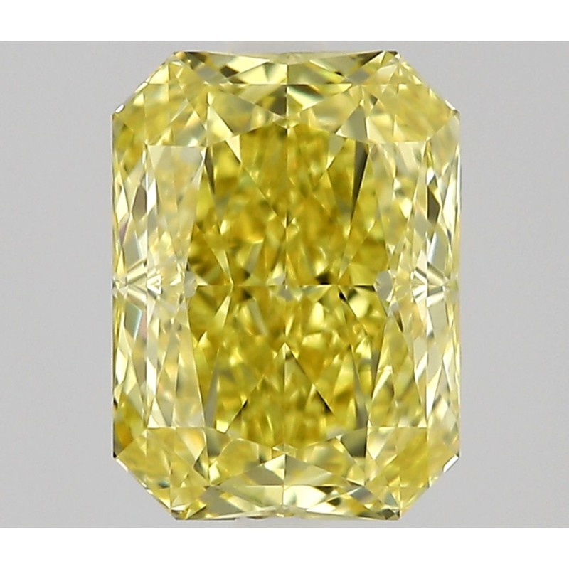 Diament o barwie fantazyjnej radiant, 0.73ct, VVS1, Fancy Intense Yellow, GIA 6522879669