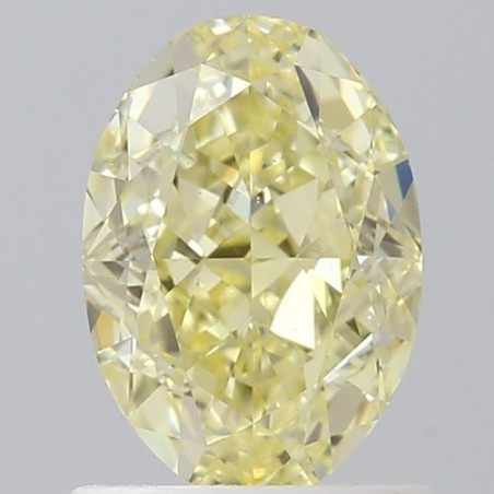 Diament o barwie fantazyjnej szlif owalny, 0.95ct, VVS1, Fancy Yellow, GIA 2235299608