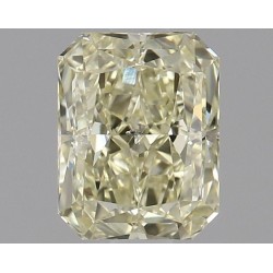 Diament o barwie fantazyjnej radiant, 1.01ct, SI2, Fancy Light Yellow, GIA 1393581653