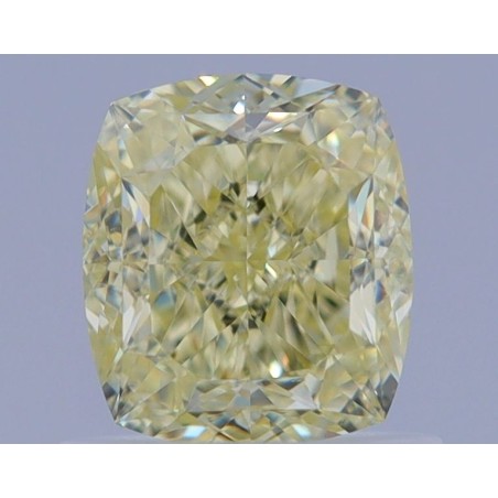 Diament o barwie fantazyjnej szlif poduszkowy brylantowy, 1.02ct, VVS1, Fancy Light Yellow, GIA 1469919242