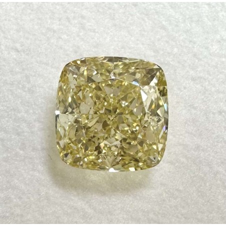 Diament o barwie fantazyjnej szlif poduszkowy brylantowy, 1.55ct, VVS2, Fancy Brownish Yellow, GIA 2225746592