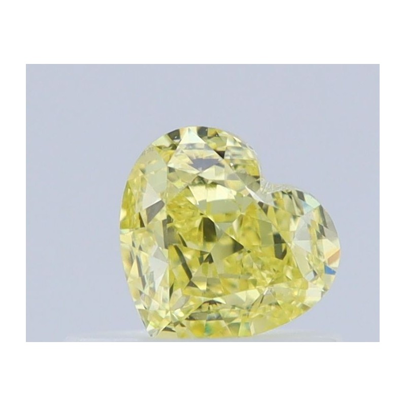 Diament o barwie fantazyjnej serce, 0.5ct, VS2, Fancy Intense Yellow, GIA 7432756942 Diament o barwie fantazyjnej serce, 0.5ct, VS2, Fancy Intense Yellow, GIA 7432756942